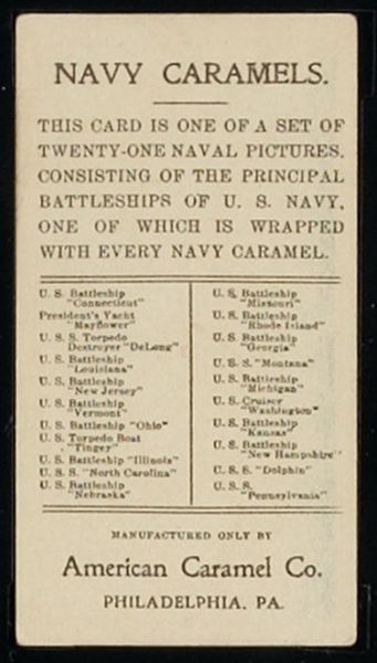 BCK E3 1910 American Caramel Co Navy Caramels Battleships.jpg